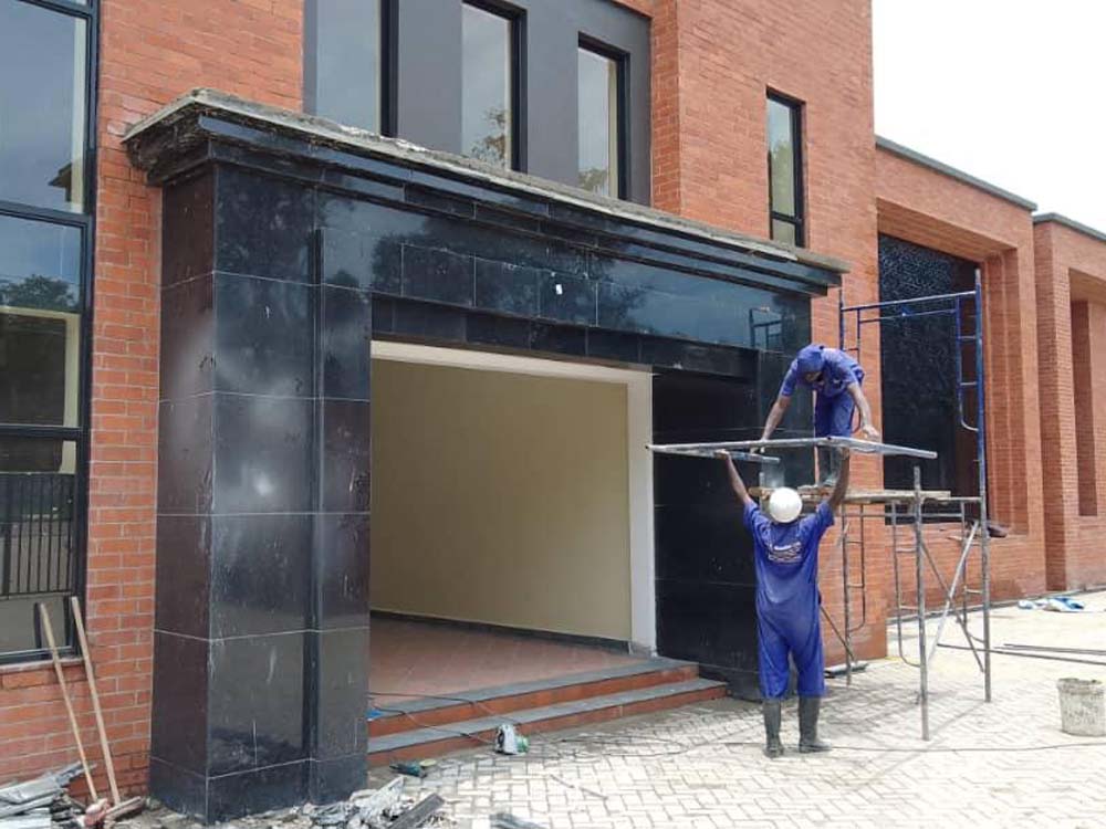 Installation Services in Uganda. Professional installation services of worktops, fireplaces, and other natural stone surfaces e.g granite, quartz and marble slabs in Kampala Uganda. S.S.G. Granites Ltd, a company leading in importation, processing and installation of quality stone slabs in Uganda and East Africa. ssggranites.com